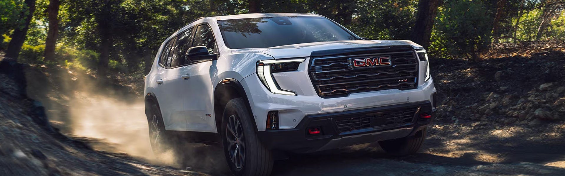 2026 GMC Acadia SUV with a bold grille and modern styling