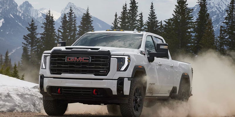 GMC Sierra 2500 HD dirt path capability